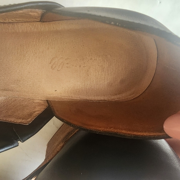 Madewell | Black Leather Ankle Boots, size 9.5 - Picture 6 of 7